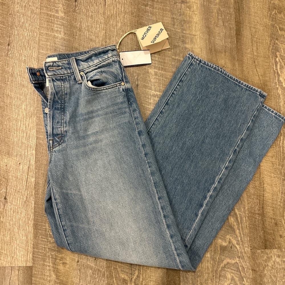 NWT MOTHER DENIM THE DODGER BUTTON HOVER CUFF SZ 26 color funk n flair